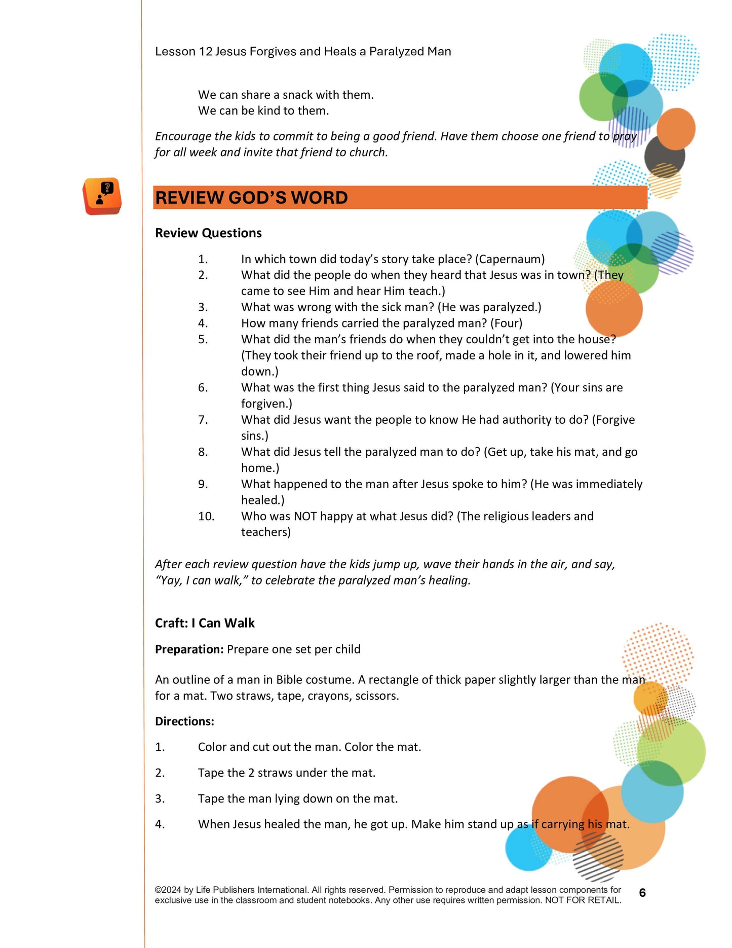 Life's Kids Lessons - Jesus is the Son of God