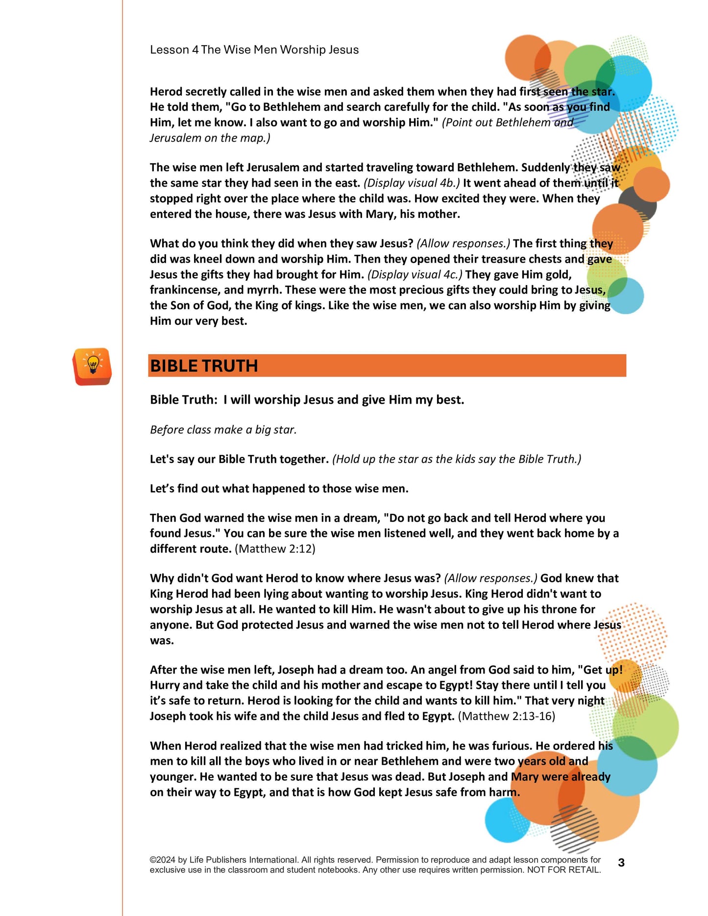 Life's Kids Lessons - Jesus is the Son of God