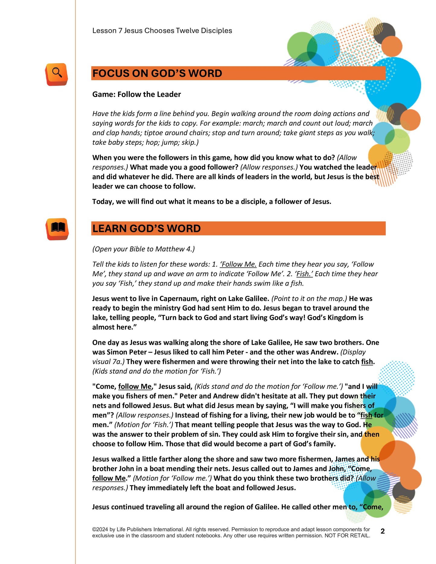 Life's Kids Lessons - Jesus is the Son of God