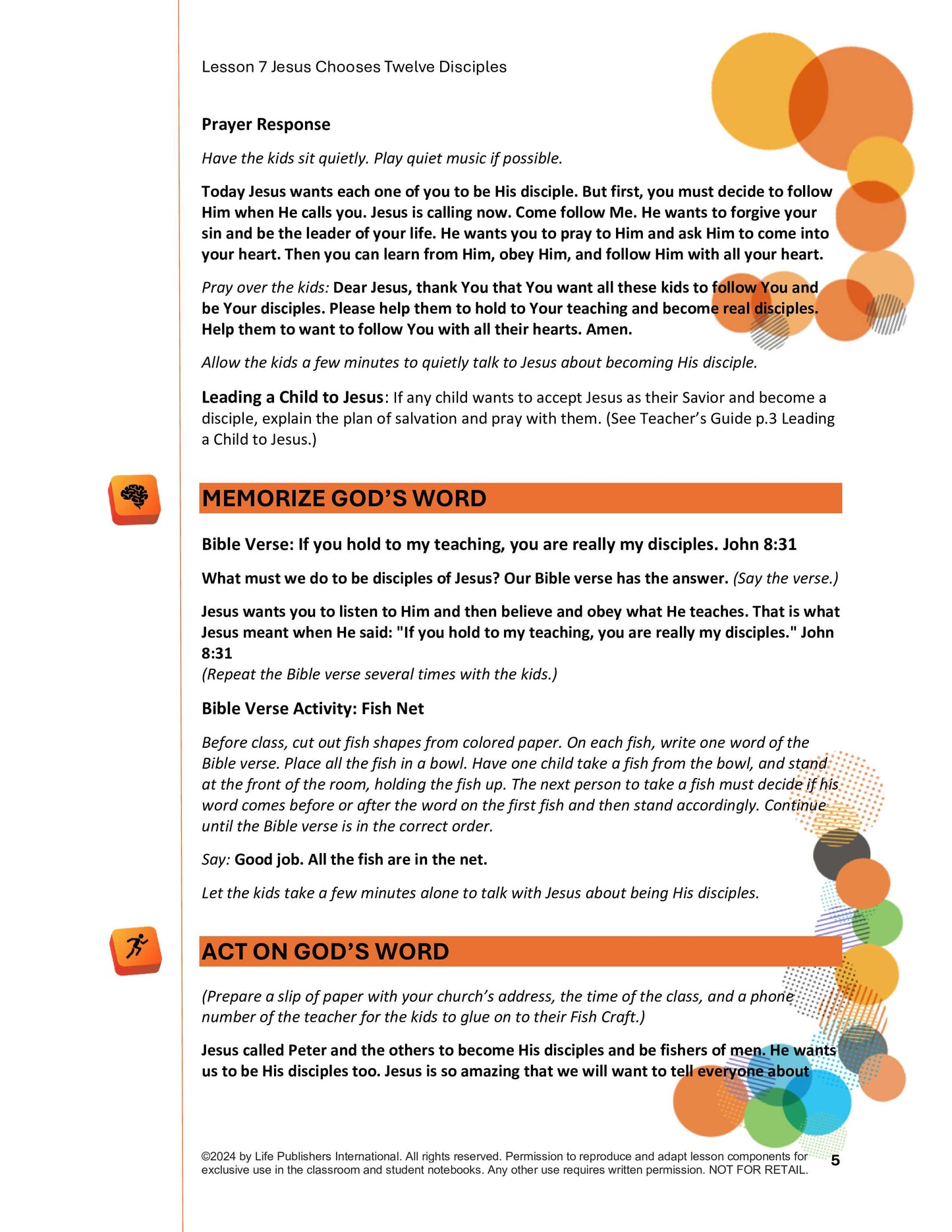 Life's Kids Lessons - Jesus is the Son of God