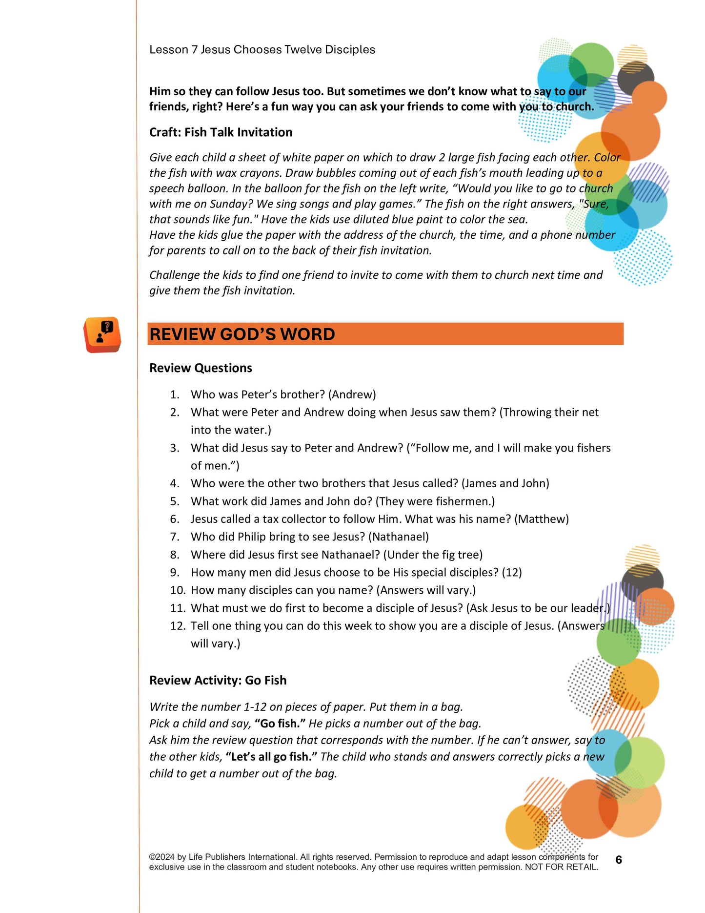 Life's Kids Lessons - Jesus is the Son of God