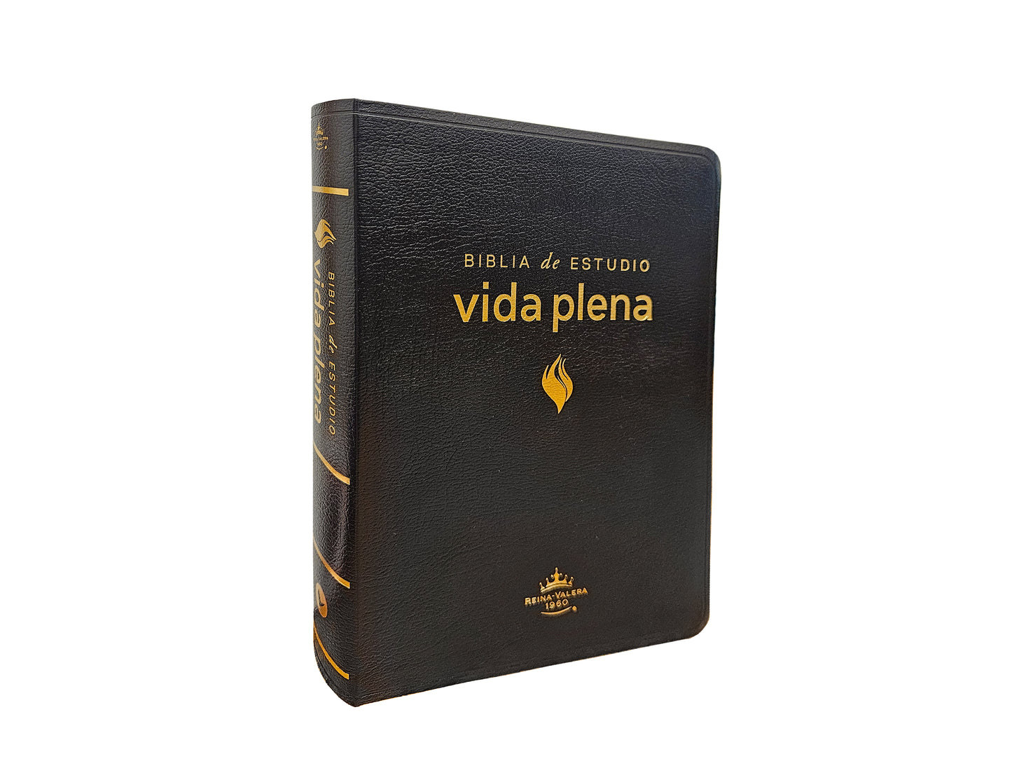 Spanish RVR 1960 (Biblia de estudio de la vida plena) - Black Bonded Leather w/ Original Design