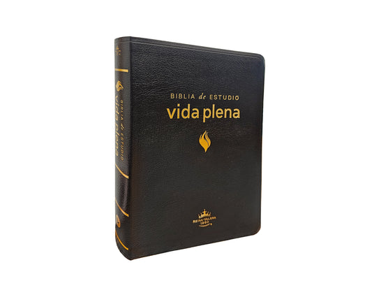 Spanish RVR 1960 (Biblia de estudio de la vida plena) - Black Bonded Leather w/ Original Design