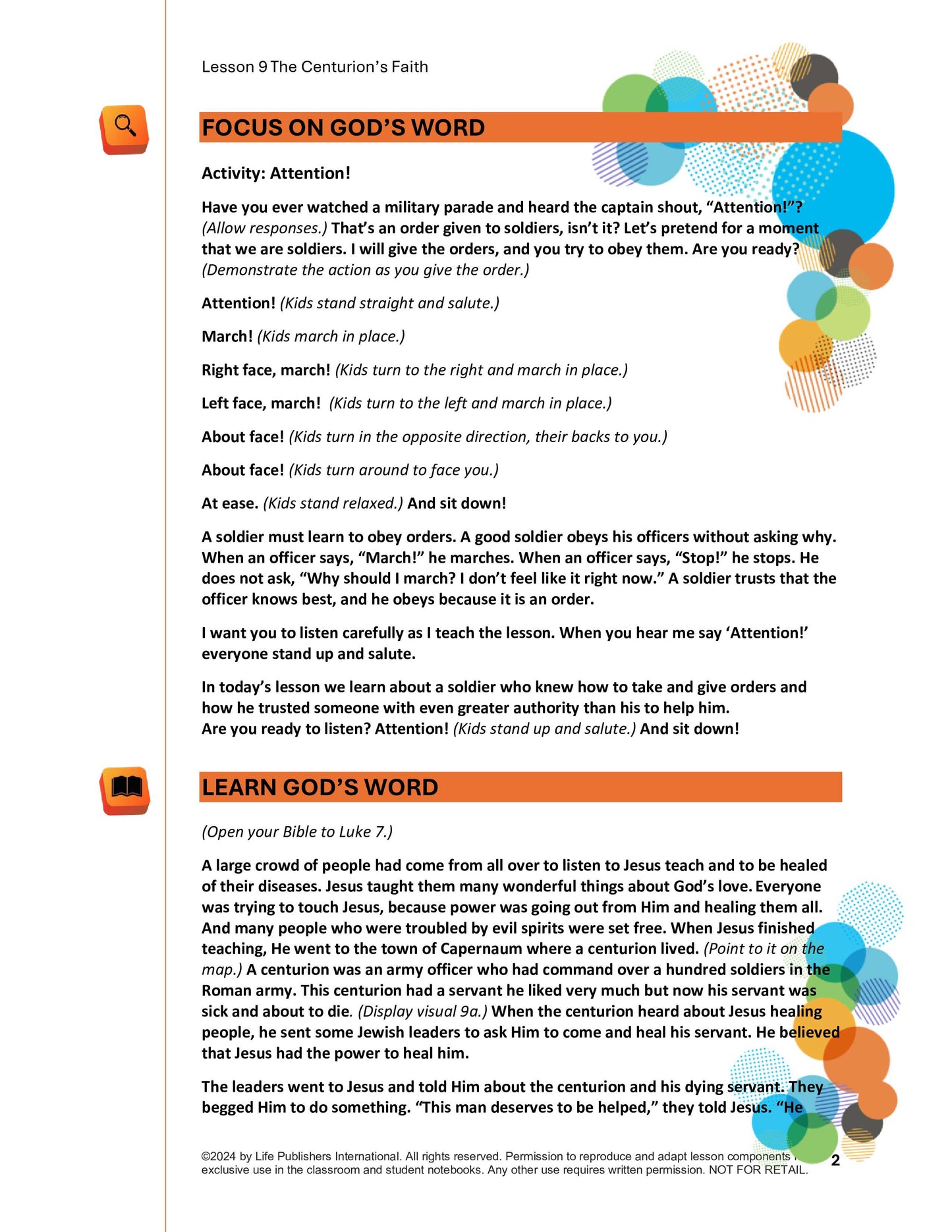 Life's Kids Lessons - Jesus is the Son of God