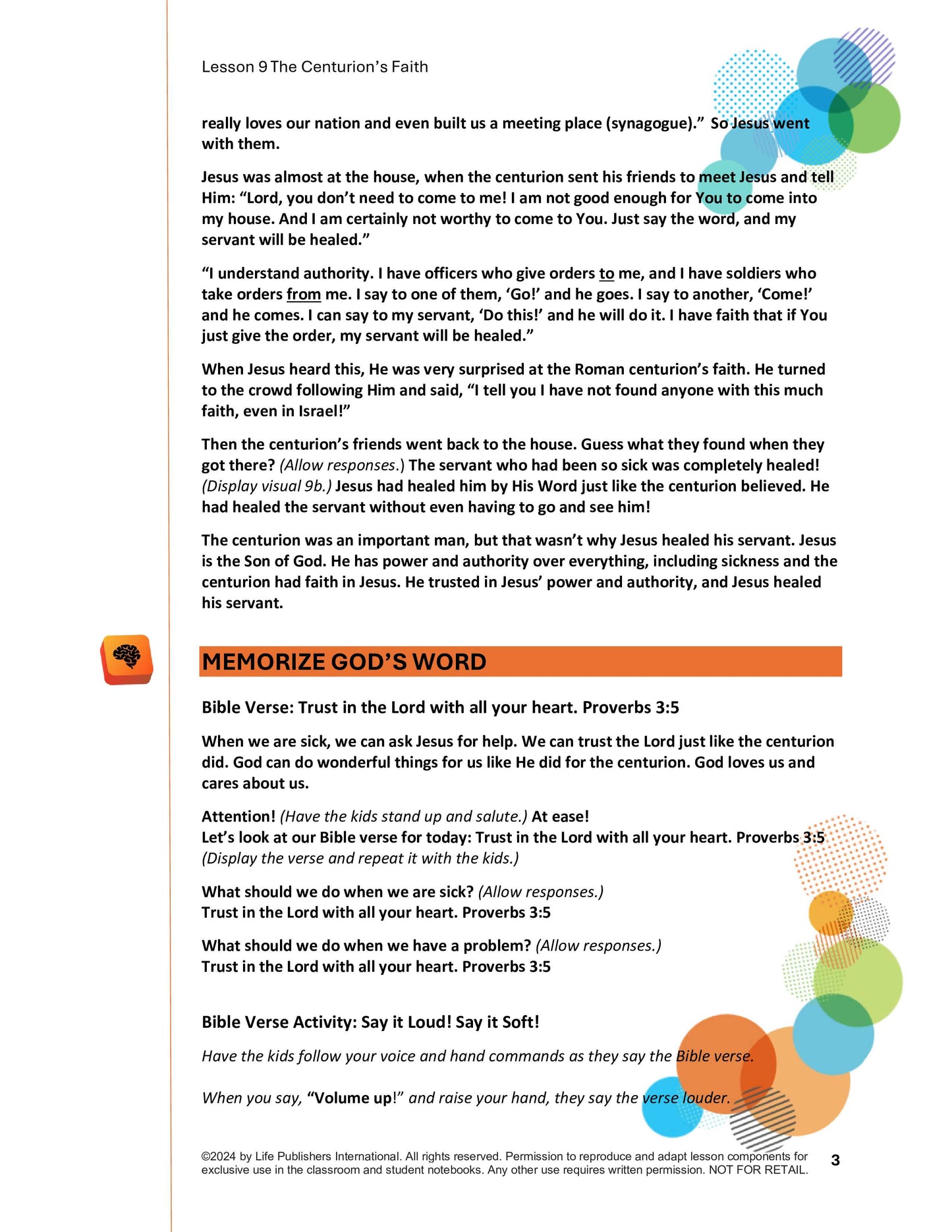 Life's Kids Lessons - Jesus is the Son of God