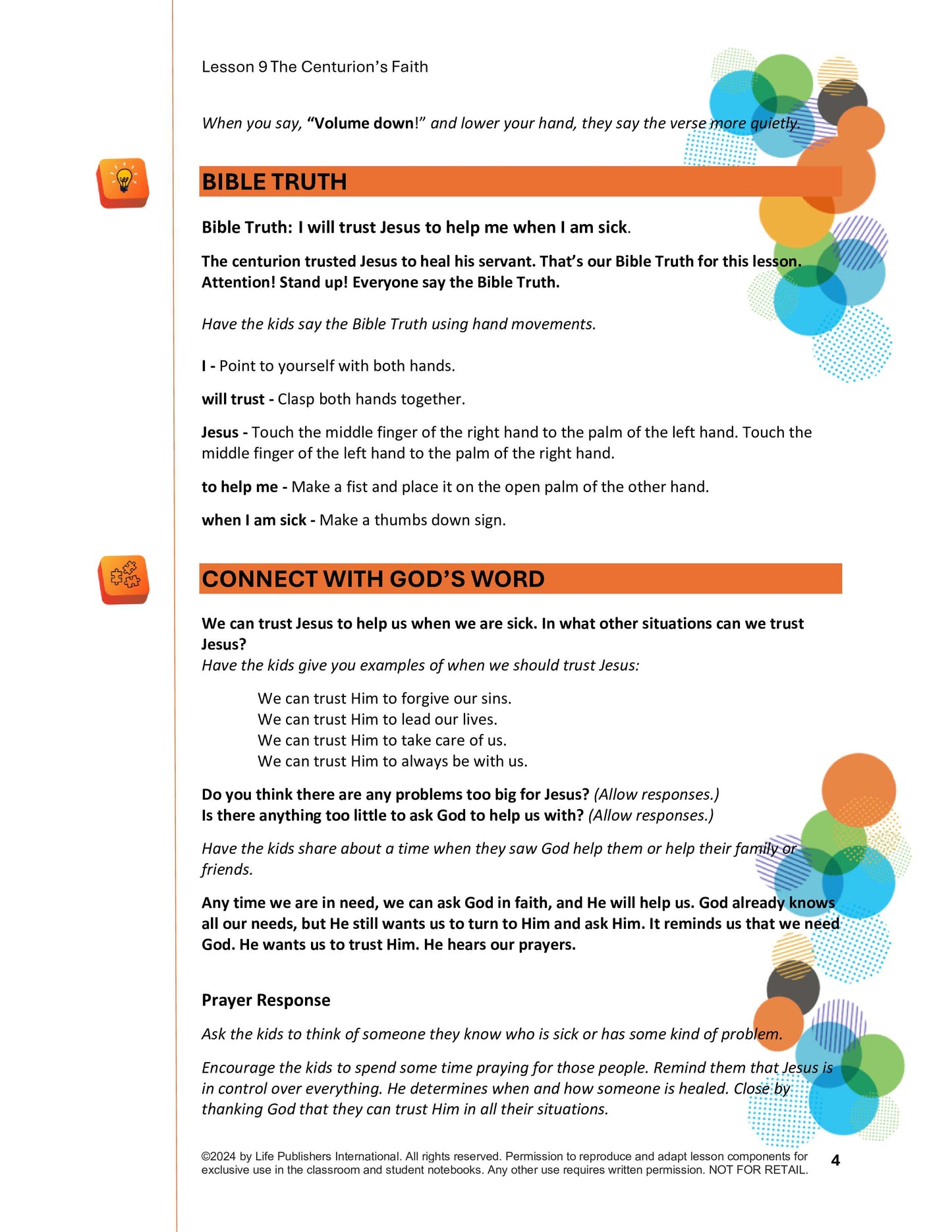 Life's Kids Lessons - Jesus is the Son of God