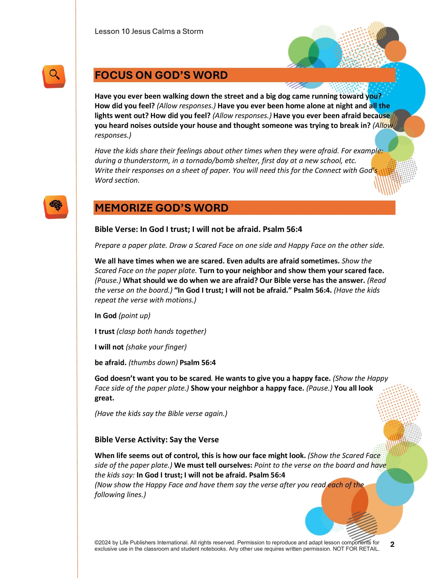 Life's Kids Lessons - Jesus is the Son of God