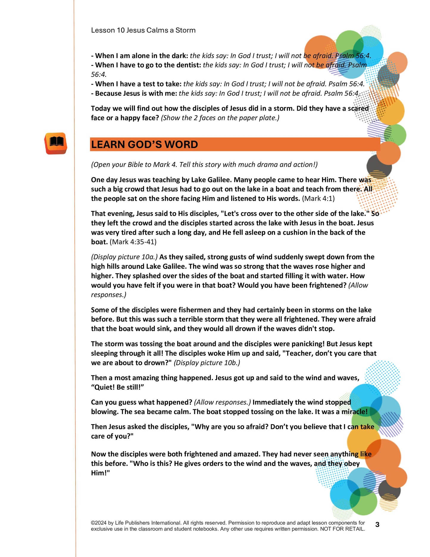 Life's Kids Lessons - Jesus is the Son of God