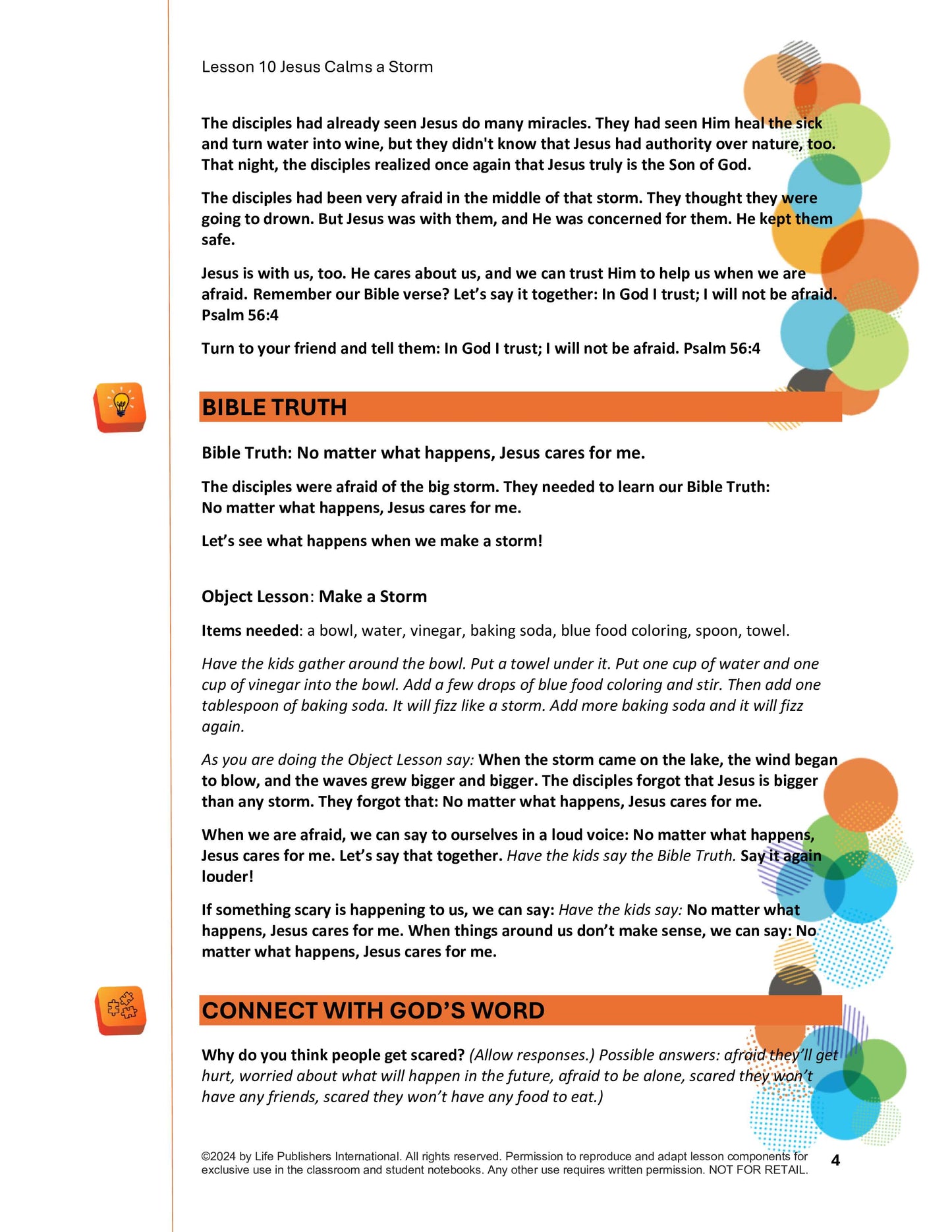 Life's Kids Lessons - Jesus is the Son of God