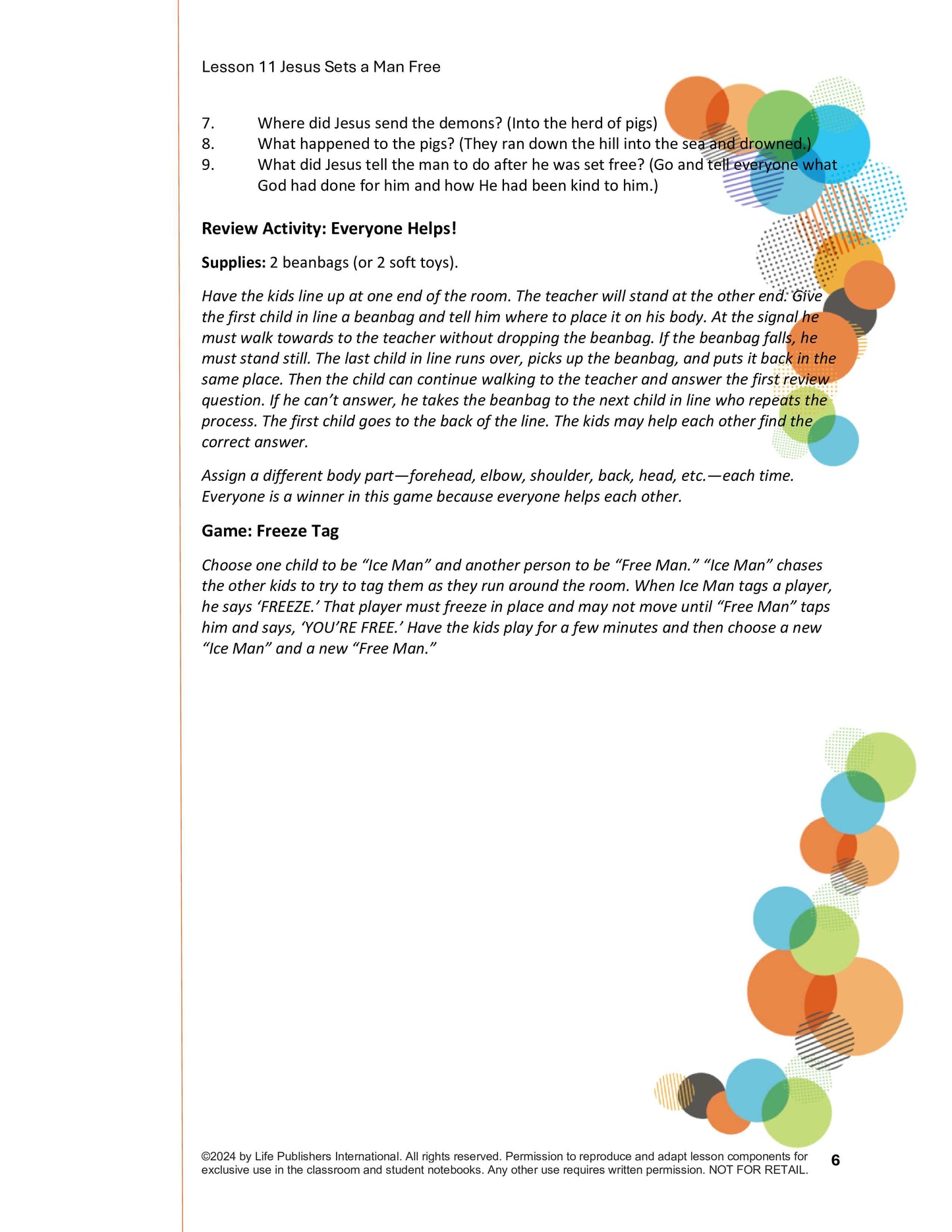 Life's Kids Lessons - Jesus is the Son of God