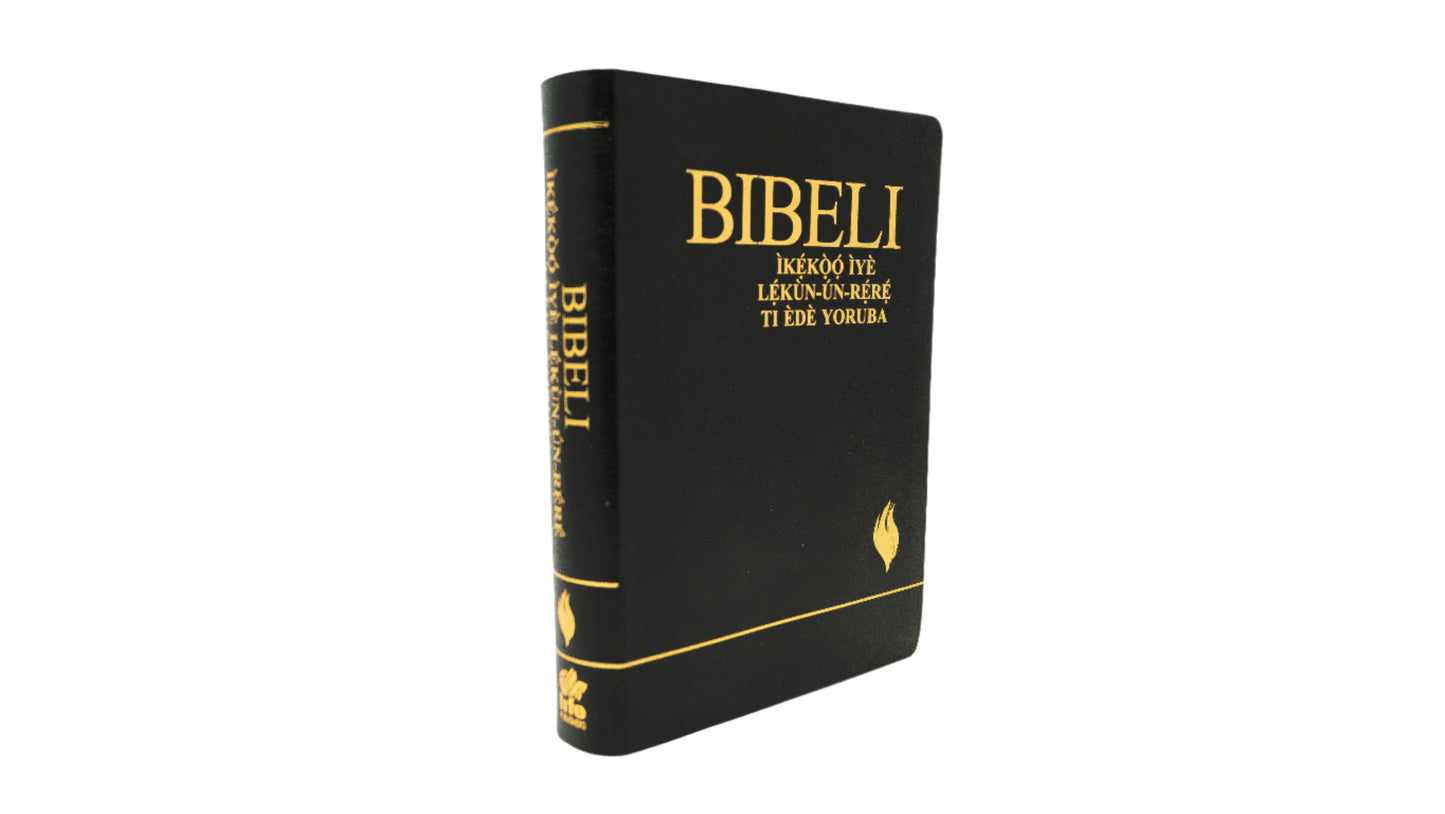Yoruba Black Bonded Leather
