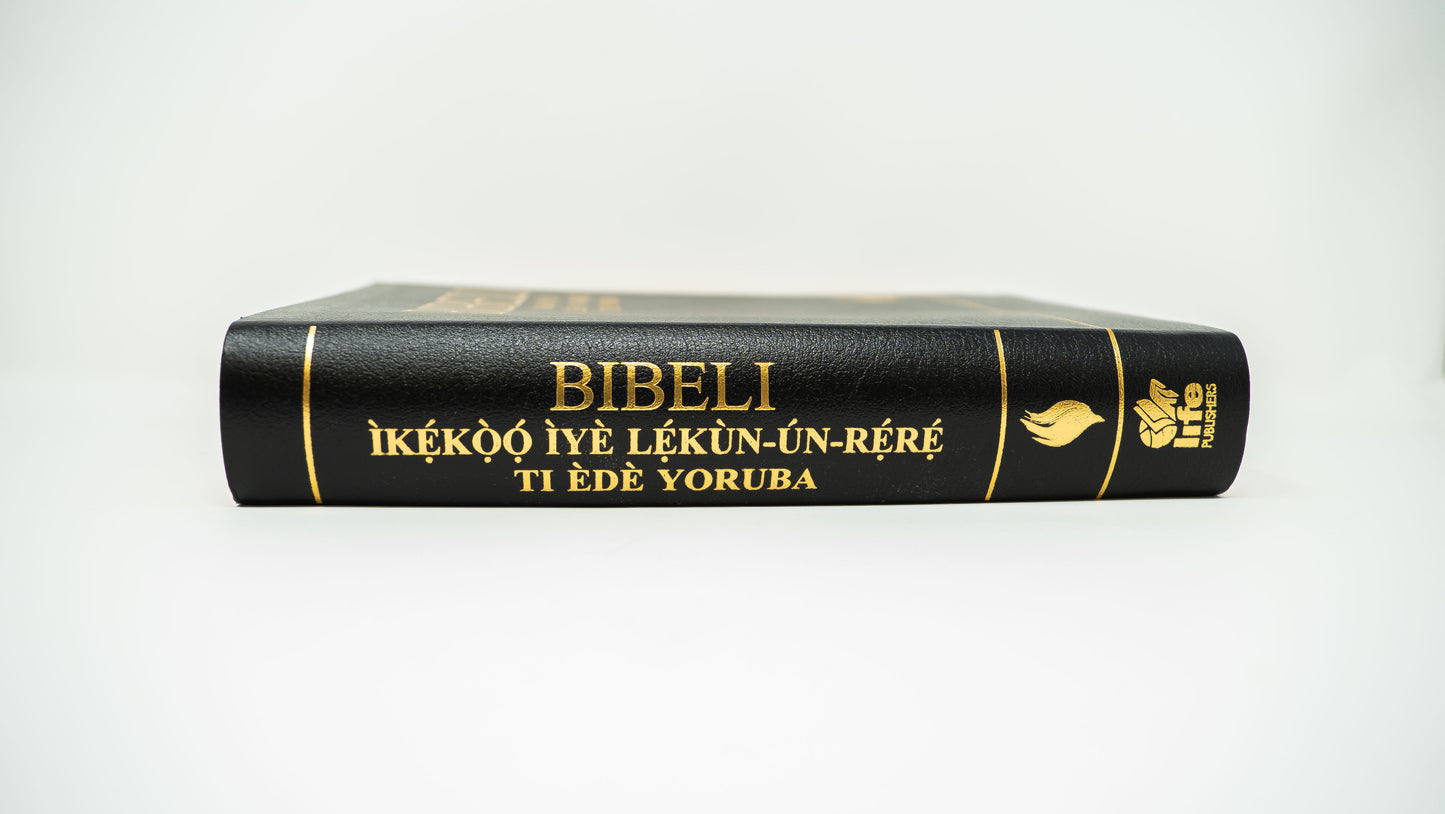 Yoruba Black Bonded Leather