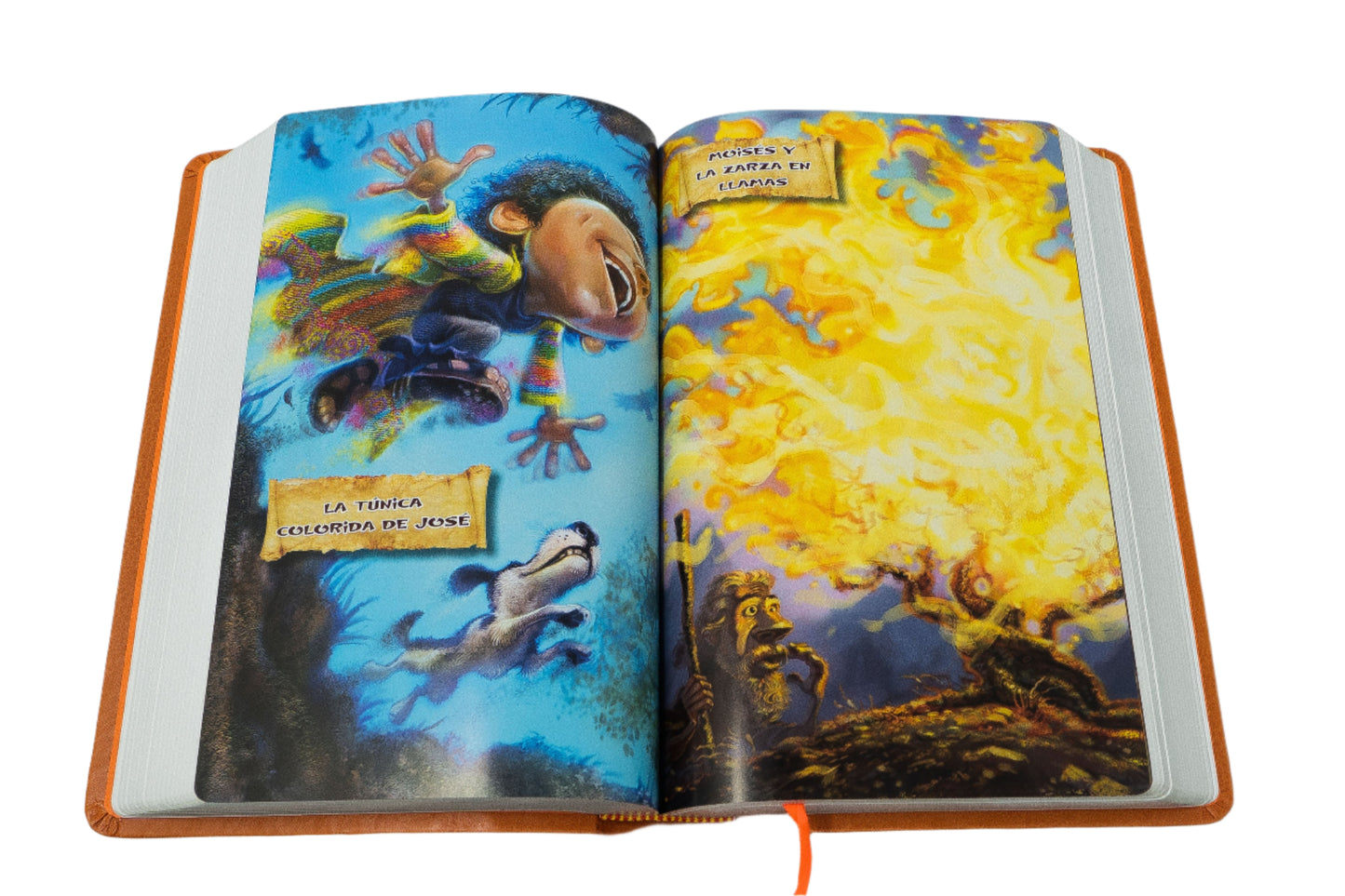 Spanish RVC FireBible for Kids (Biblia de poder para niños) - Orange Flex