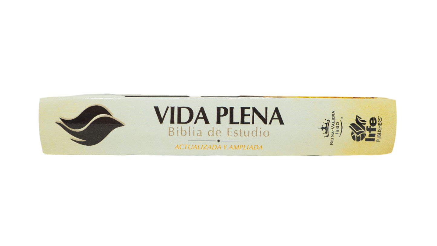 Spanish RVR 1960 (Biblia de estudio de la vida plena) - Hardcover w/Thumb Index