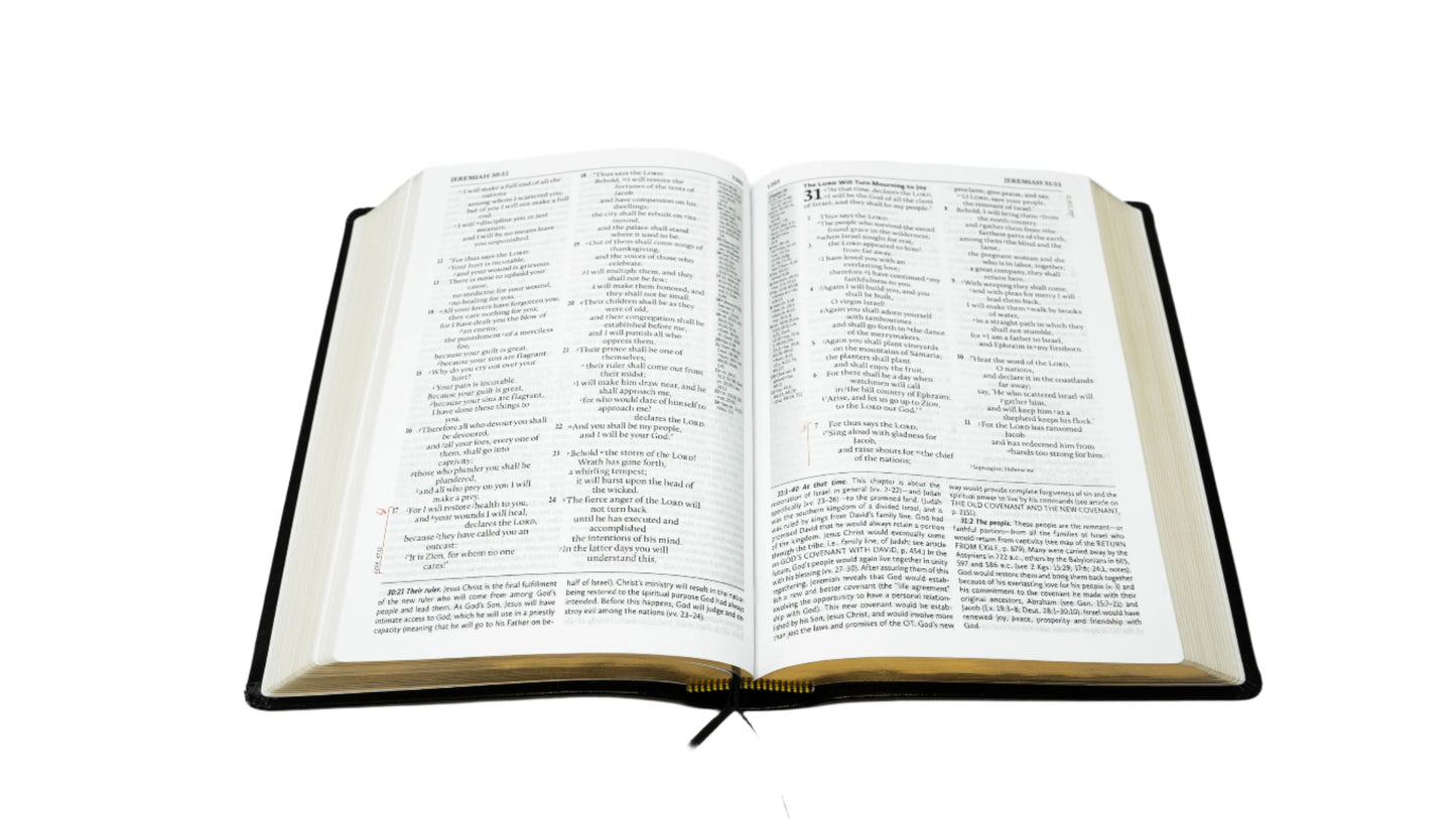 ESV - Black Leather